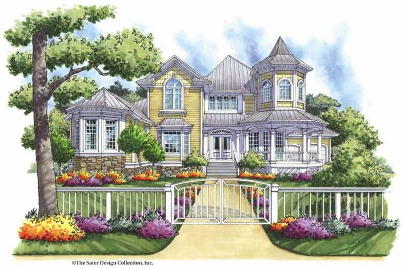 Dream House Plan - Victorian Exterior - Front Elevation Plan #930-165