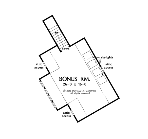 Architectural House Design - Ranch Floor Plan - Other Floor Plan #929-1007