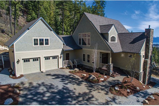Exterior - Front Elevation 3 for Craftsman House Plan #928-280 - 3 bed, 3.5 bath