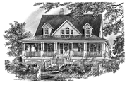 Country Style House Plan - 3 Beds 2.5 Baths 1849 Sq/Ft Plan #929-752 