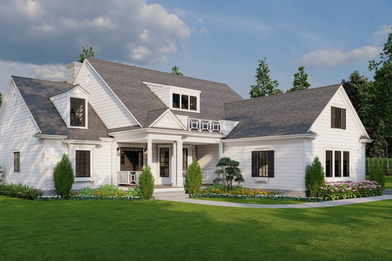 Architectural House Design - Exterior - Front Elevation 4 for Country House Plan #923-35 - 3 bed, 2 bath