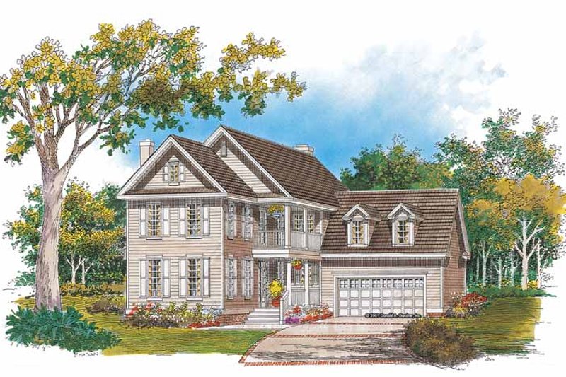 Home Plan - Classical Exterior - Front Elevation Plan #929-643