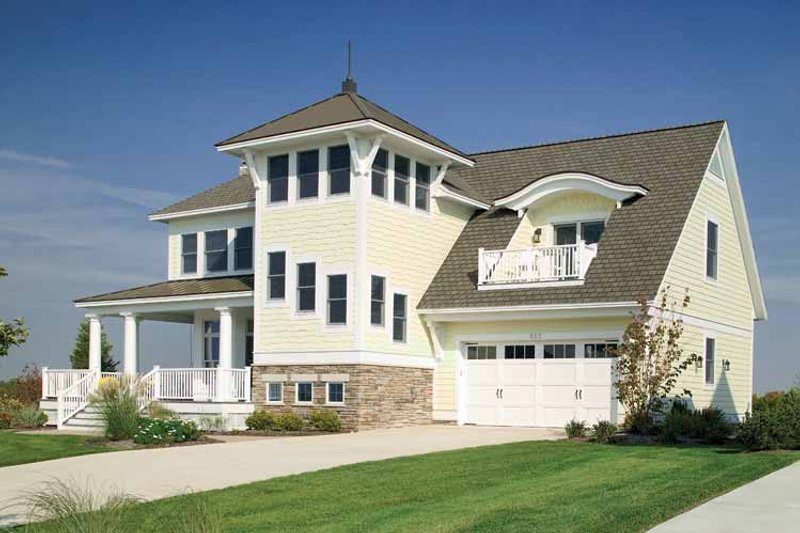 Home Plan - Country Exterior - Front Elevation Plan #928-98