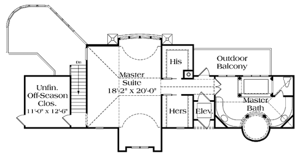 House Plan Design - Mediterranean Floor Plan - Other Floor Plan #453-202