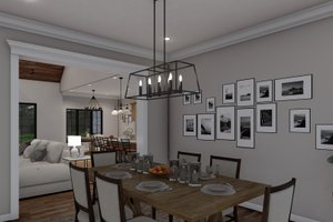 Interior - Dining Room for European House Plan #923-12 - 4 bed, 2.5 bath
