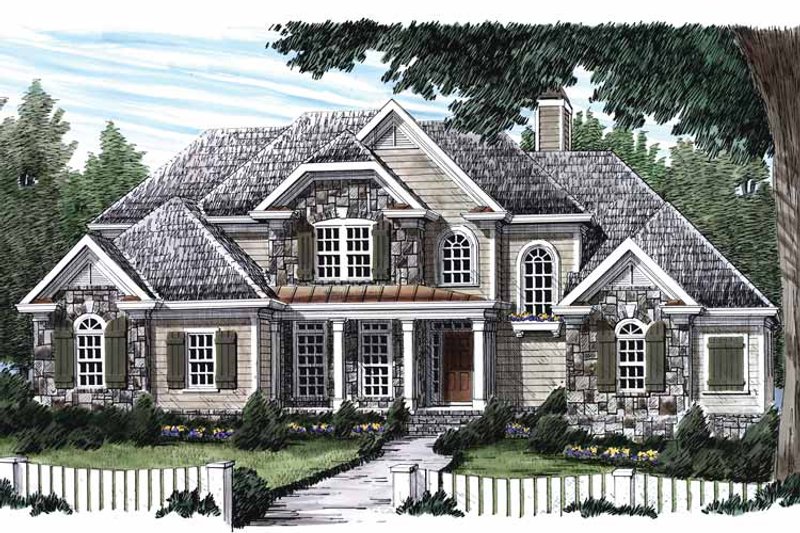 House Plan Design - Exterior - Front Elevation 6 for Country House Plan #927-567 - 4 bed, 3.5 bath