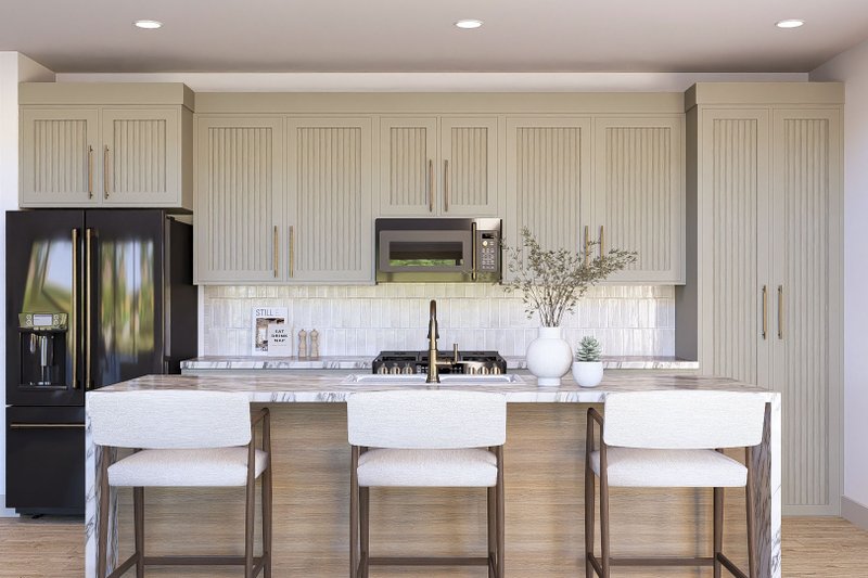 Dream House Plan - Interior - Kitchen for Barndominium House Plan #455-677 - 3 bed, 3.5 bath