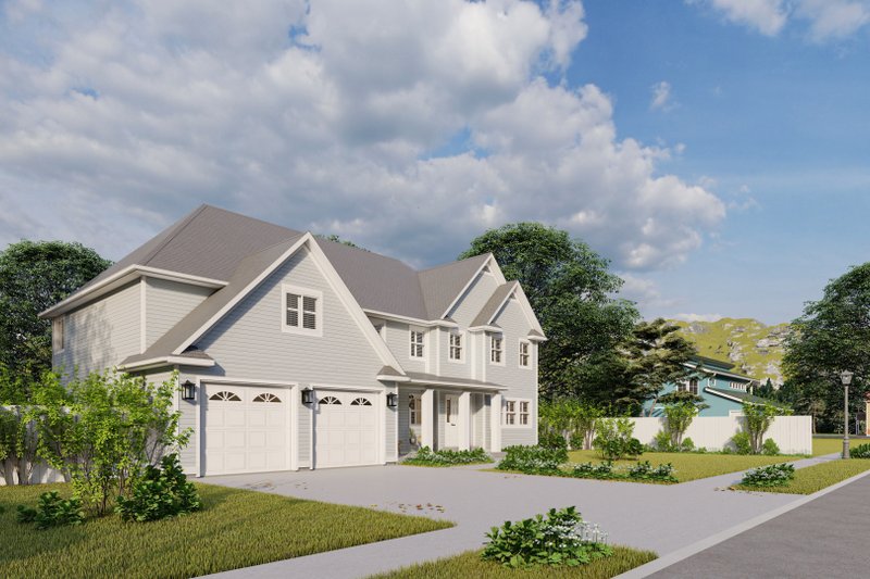 Architectural House Design - Exterior - Front Elevation 5 for Farmhouse House Plan #1060-178 - 4 bed, 2.5 bath