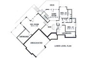 Mediterranean Style House Plan - 4 Beds 3 Baths 3611 Sq/Ft Plan #67-694 