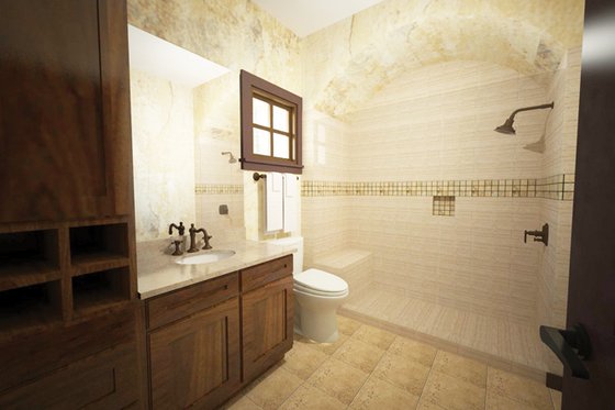 Interior - Master Bathroom 2 for Cottage House Plan #120-244 - 3 bed, 4 bath