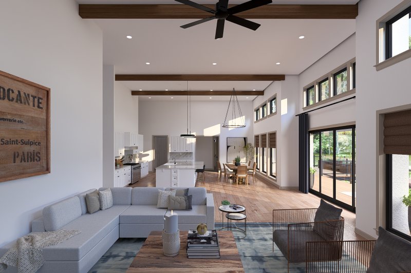 Home Plan - Interior - Family Room 4 for Craftsman House Plan #1060-431 - 4 bed, 6 bath