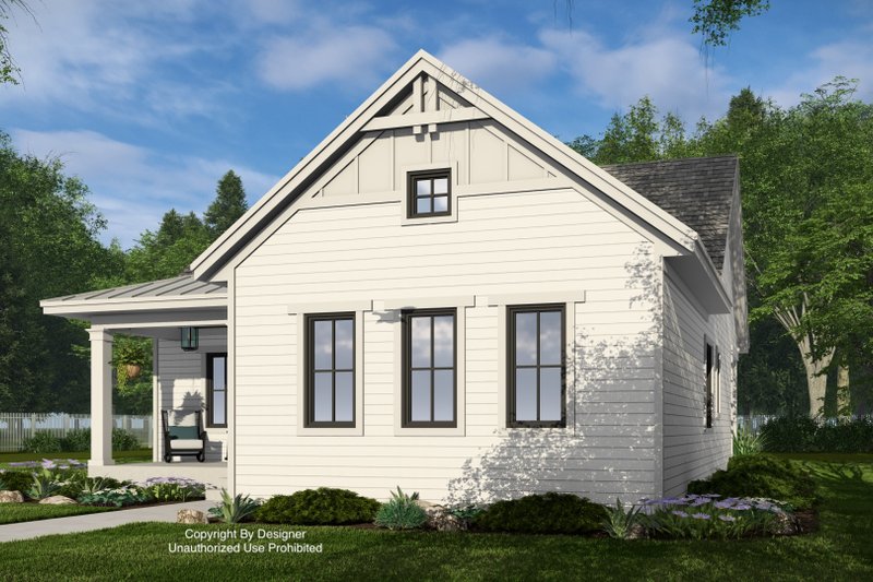 House Design - Exterior - Front Elevation 6 for Farmhouse House Plan #51-1389 - 3 bed, 2.5 bath