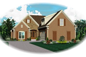 Traditional Exterior - Front Elevation Plan #81-13900