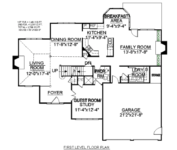 Home Plan - European Floor Plan - Main Floor Plan #119-291