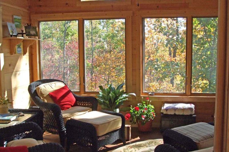 Home Plan - Photo 3 for Cabin House Plan #118-102 - 2 bed, 2 bath