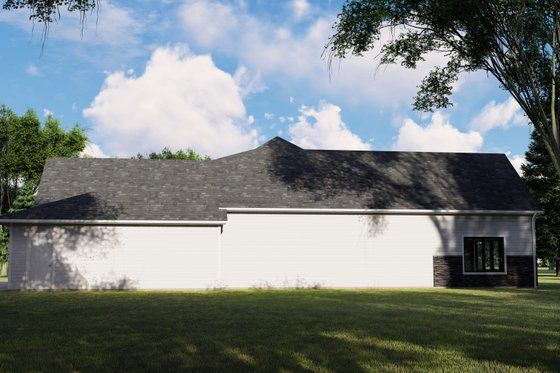 Exterior - Other Elevation for Ranch House Plan #1064-64 - 3 bed, 2.5 bath