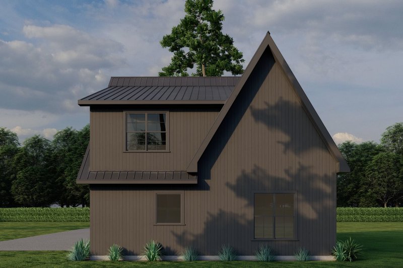 House Design - Exterior - Rear Elevation 1 for Cabin House Plan #923-407 - 3 bed, 2.5 bath