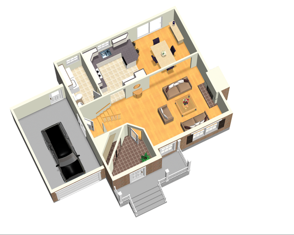 Traditional Floor Plan - Main Floor Plan #25-4696