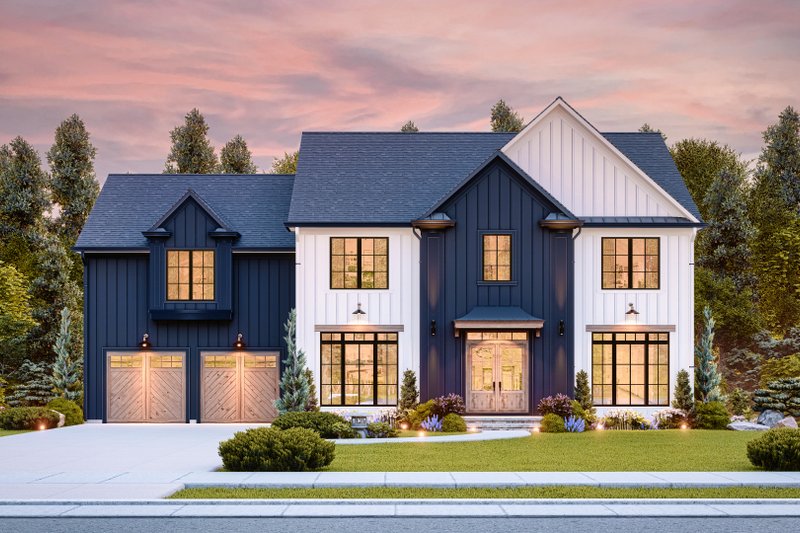 Home Plan - Exterior - Front Elevation 8 for Craftsman House Plan #54-711 - 3 bed, 2 bath