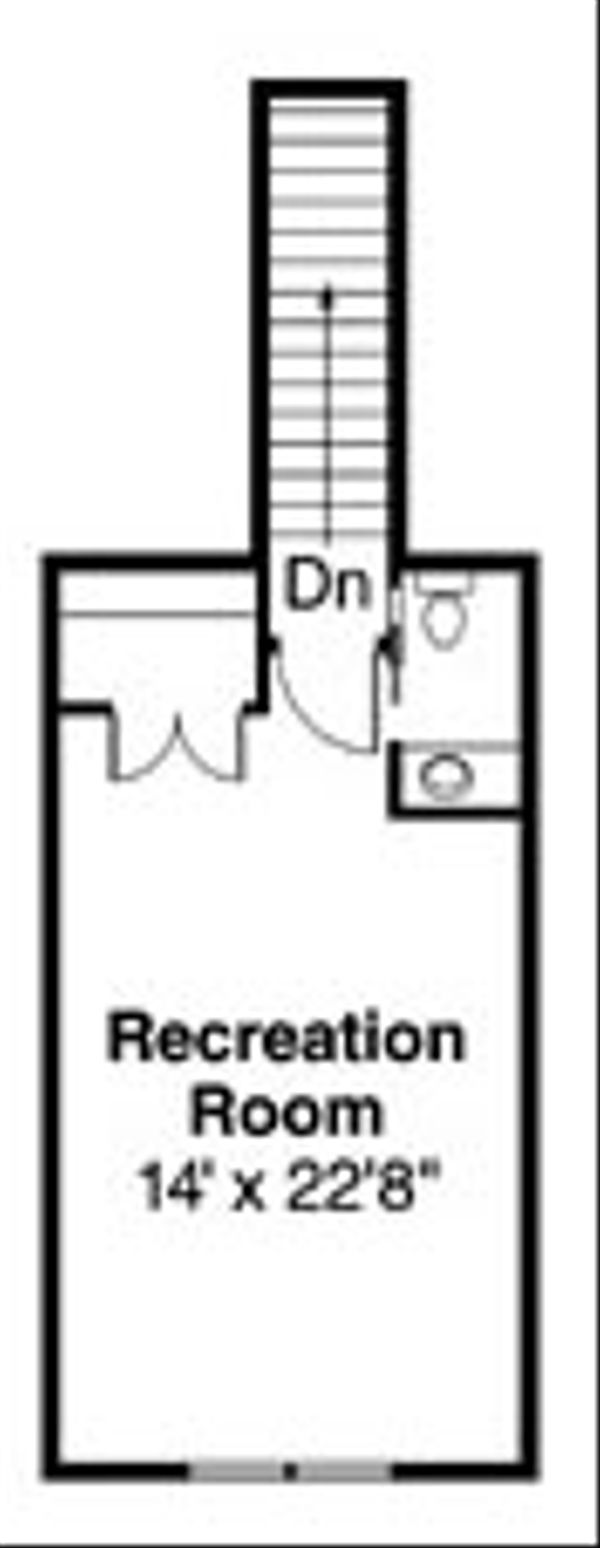 Craftsman Floor Plan - Upper Floor Plan #124-758