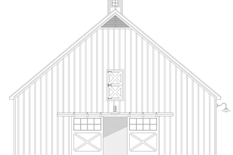 Dream House Plan - Exterior - Other Elevation for Farmhouse House Plan #932-960, 0 bath