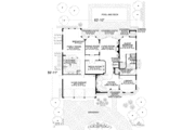 Mediterranean Style House Plan - 5 Beds 6.5 Baths 5176 Sq/Ft Plan #420-167 