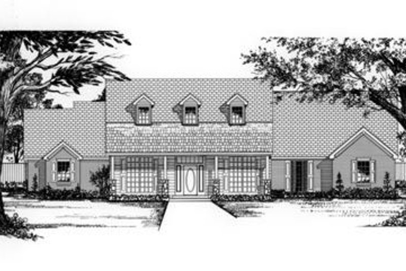 House Plan Design - Traditional Exterior - Front Elevation Plan #62-124