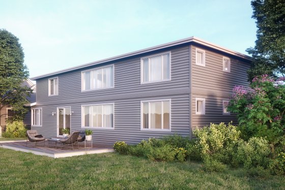 Exterior - Other Elevation 2 for Contemporary House Plan #1066-14 - 5 bed, 4.5 bath