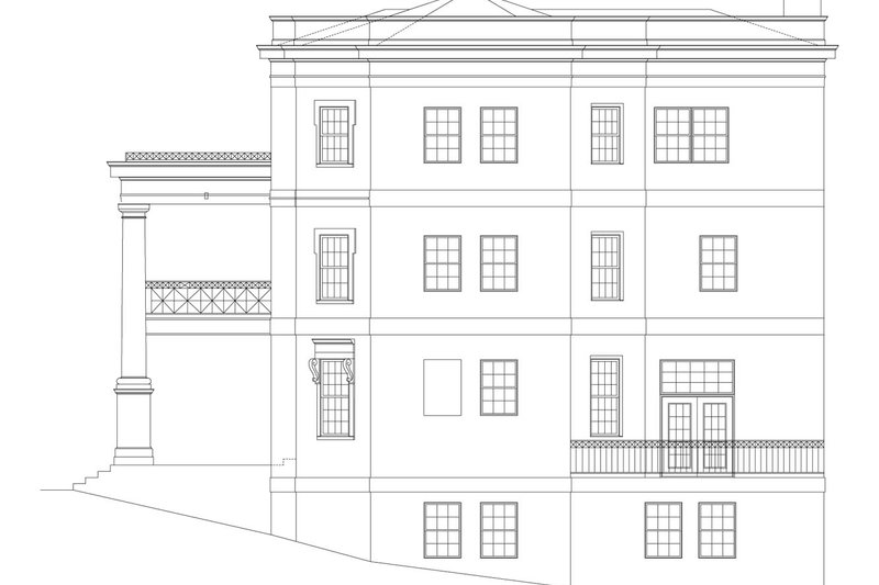 Dream House Plan - Exterior - Other Elevation 1 for Classical House Plan #119-343 - 4 bed, 3.5 bath