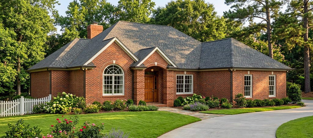 Exterior - Front Elevation 2 for Ranch House Plan #30-170 - 3 bed, 2 bath