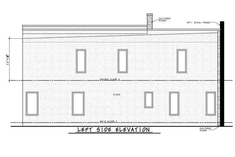 Modern Style House Plan - 4 Beds 3.5 Baths 4864 Sq/Ft Plan #20-2534 ...