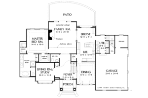 Floor Plan - Main Floor for Country House Plan #929-330 - 4 bed, 2.5 bath