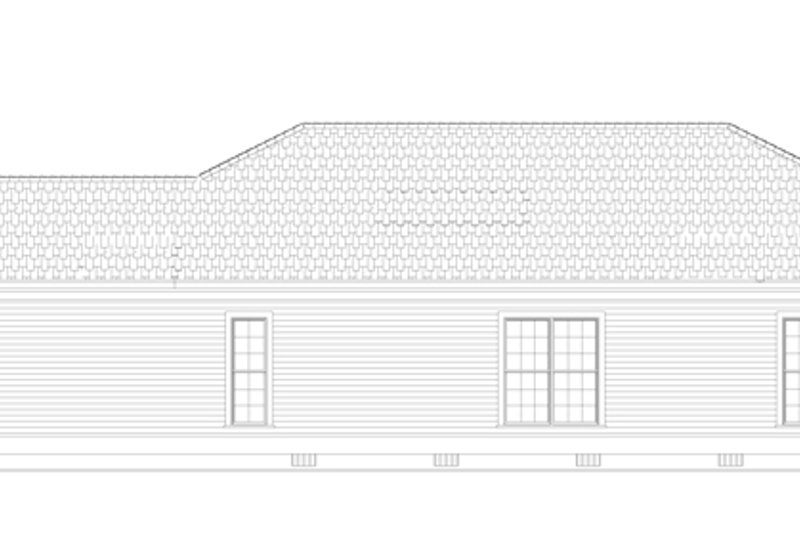 House Plan Design - Exterior - Other Elevation 1 for Country House Plan #17-2970 - 2 bed, 2 bath