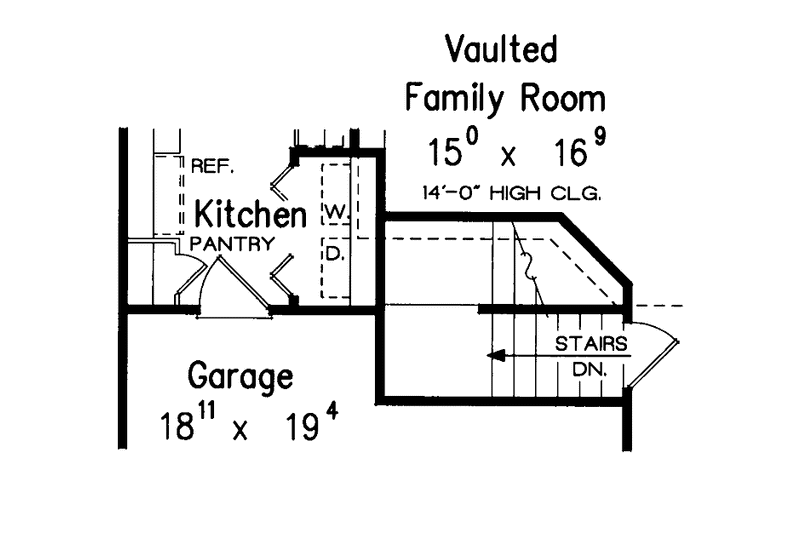 Home Plan - Floor Plan - Other Floor for Bungalow House Plan #927-200 - 3 bed, 2 bath