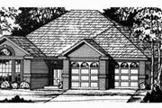 Traditional Style House Plan - 3 Beds 2 Baths 1347 Sq/Ft Plan #40-193 
