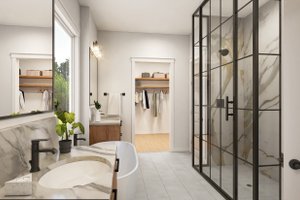 Interior - Master Bathroom 1 for Farmhouse House Plan #430-378 - 4 bed, 3.5 bath