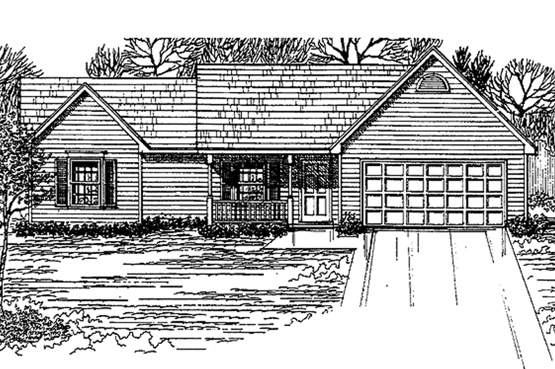 Dream House Plan - Country Exterior - Front Elevation Plan #30-322