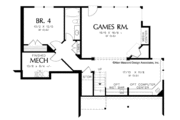 Craftsman Style House Plan - 4 Beds 3.5 Baths 3963 Sq/Ft Plan #48-858 