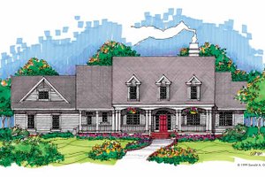 Classical Exterior - Front Elevation Plan #929-436