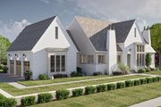 Cottage Style House Plan - 4 Beds 3.5 Baths 3854 Sq/Ft Plan #455-598 Exterior 