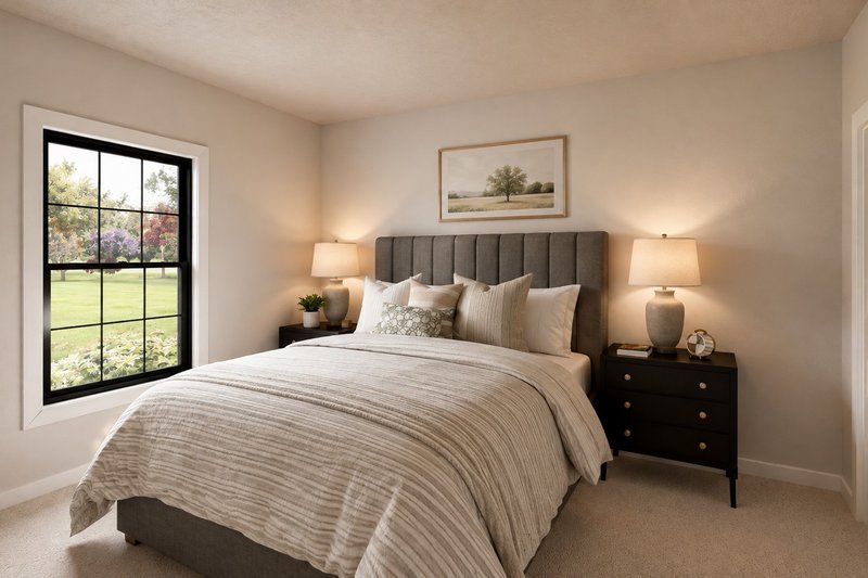 Architectural House Design - Interior - Bedroom for Farmhouse House Plan #1064-508 - 3 bed, 2.5 bath