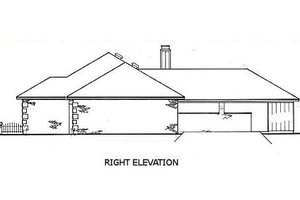 Exterior - Other Elevation for European House Plan #45-124 - 3 bed, 2 bath