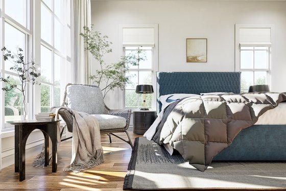 Interior - Bedroom for Traditional House Plan #54-629 - 3 bed, 2 bath