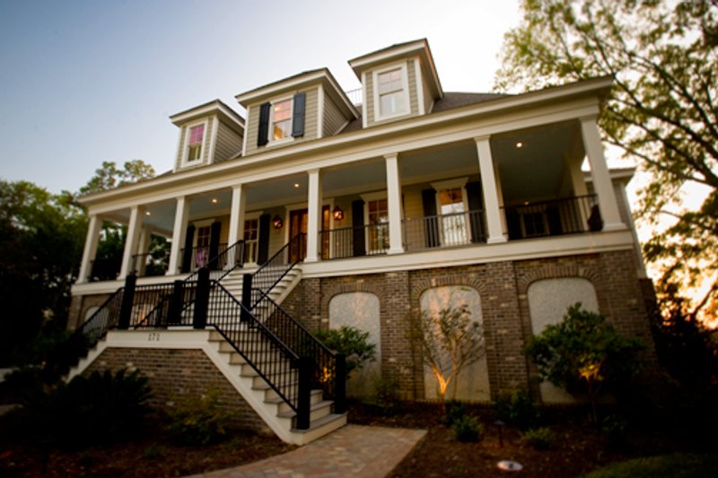 Home Plan - Exterior - Front Elevation 3 for Country House Plan #37-267 - 5 bed, 4 bath
