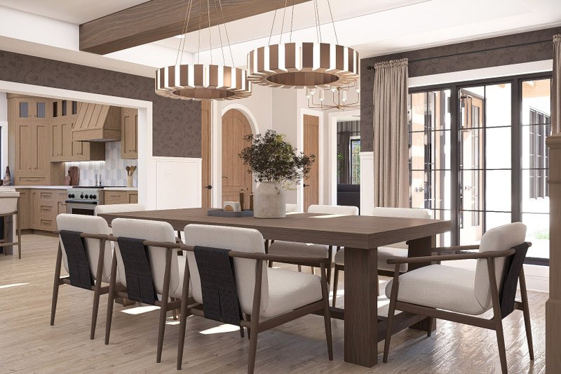 House Blueprint - Interior - Dining Room for Cottage House Plan #455-746 - 4 bed, 2.5 bath