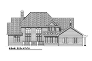 Colonial Style House Plan - 4 Beds 3.5 Baths 3489 Sq/Ft Plan #70-520 