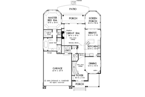 Floor Plan - Main Floor for Traditional House Plan #929-805 - 4 bed, 3.5 bath