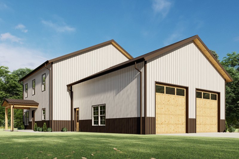 Architectural House Design - Exterior - Other Elevation for Barndominium House Plan #1092-63 - 3 bed, 2.5 bath