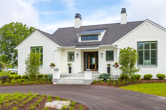 Exterior - Front Elevation 3 for Farmhouse House Plan #928-369 - 5 bed, 3.5 bath