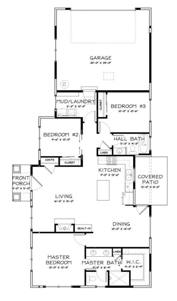 Home Plan - Craftsman Floor Plan - Other Floor Plan #895-79